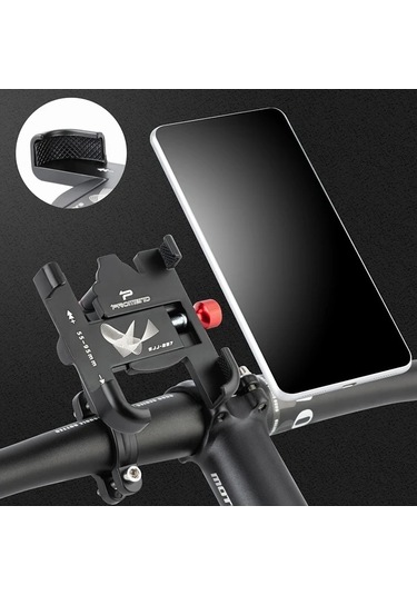 Xuweiwei Hol232 1 Adet Newboler Mtb Araba Telefon Tutucu Bisiklet Braketi 360 Derece Doner Aluminyum Ayarlanabilir Kaymaz Telefon Tutucu -
