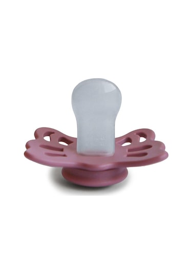 Frigg Butterfly Silikon Emzik - Dusty Rose 0-6 Ay Gülkurusu