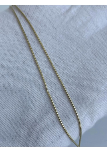 Pembe Kuvars Taşlı Sarı Gümüş Kolye Çok Renkli