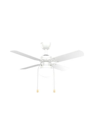 Fancium Dkf-401 Beyaz Aydınlatmalı Tavan Vantilatörü