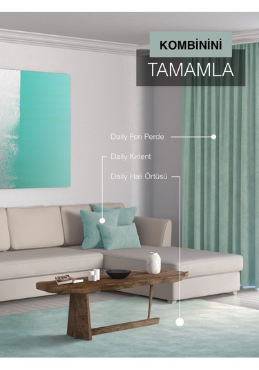 Home Daily Series Sis Mavisi Rengi Kırlent Yastık Kılıfı Sis Mavisi