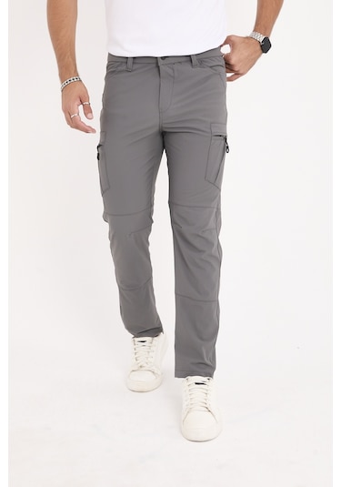 Camp532 Outdoor Tactical Su İticili Likralı Yazlık Erkek Taktik Pantolon Gri