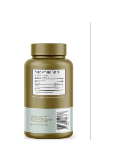 Bee Pollen Royal Jelly Propolis - 3250 Mg - 120 Kapsül