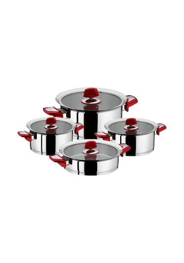 Aryıldız Flamingo Red Cam İdeal Set
