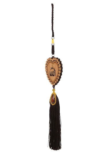 Moveevo Müslüman Araba Süsü - Taklit Ahşap Malzeme İle Dekoratif, Ev Ve Araba İçin Uygun, Ramazan Ve Bayram Hediyesi