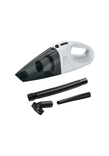 El Elektrikli Süpürge 75w Güçlü Emme, El Tipi Kablosuz, Ev Ve Araç İçi Kullanıma Uygun, Çok Aksesuar, Beyaz