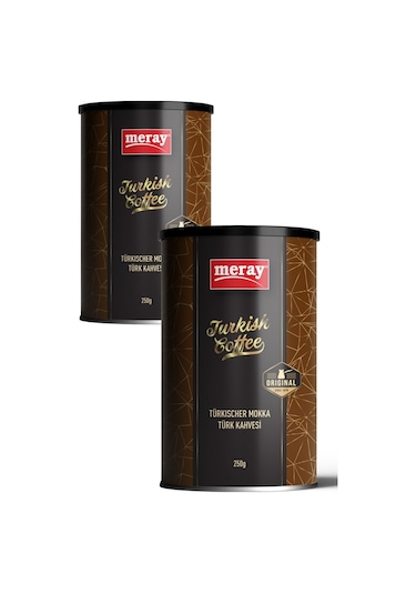 Meray Türk Kahvesi Teneke Kutu 2 x 250 G