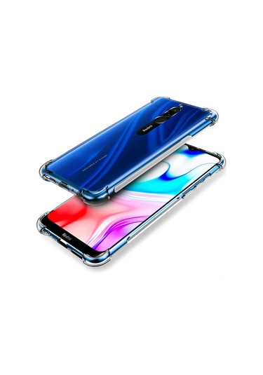 Xiaomi Redmi 8 Kılıf Zore Nitro Anti Shock Silikon Renksiz