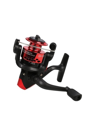 Novahub Kırmızı Balıkçılık Reel İplik Balıkçılık Makaraları 5.2:1 Sol/sağ Kolu Katlanır Tatlı Su Deniz Çubuk El Çarkı Seyahat Balıkçılık Araçları