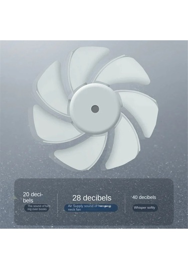İkili Soğutma Boyun Fanı, Taşınabilir Usb Şarjlı Boyun Askılı Fan, İkili Soğutma Mini Fan, Led Işıklar Ve Aromaterapi İle Dış Mekan Tembel Fan.