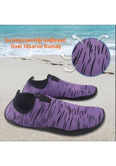Plaj Ve Deniz Ayakkabısı su Sporu Lila