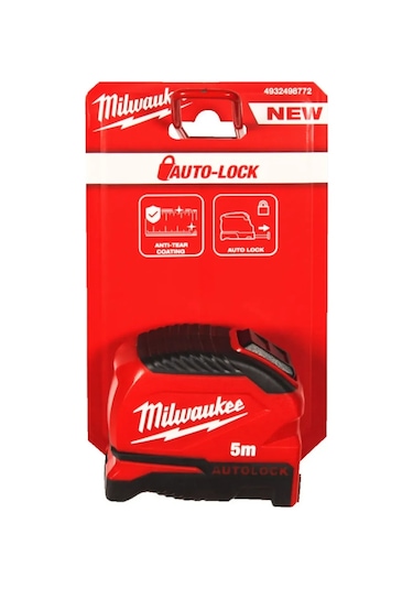 Milwaukee Şerit Metre Autolock 5m/25mm Gen 2 - 4932498772 5