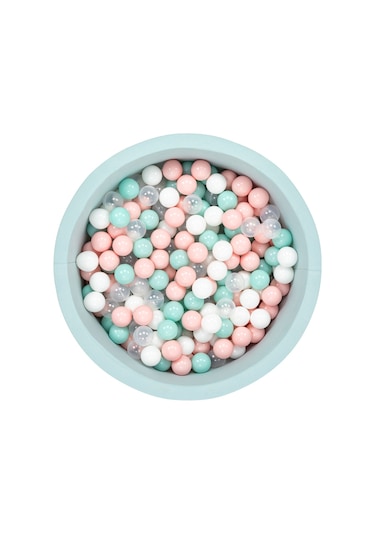 Wellgro Bubble Pop Mint Top Havuzu-Mint/Beyaz/Şeffaf/Pembe
