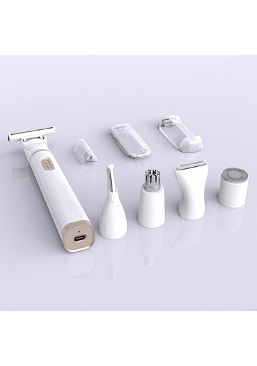 Gajeena Usb Şarjlı 5 İ 1 Arada Tüy Kesme Makinesi: Kaş, Burun, Sakal Ve Vücut İçin Pratik Ve Taşınabilir Çözüm Çok Renkli