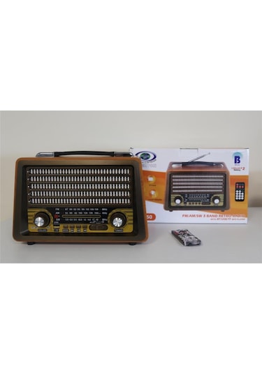 Everton Rt-750 Bluetooth Fm-usb-tf-aux Şarjlı Nostaljik Radyo