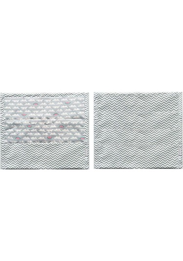 Dolıty Başucu Cep Depolama Kreş Bezi Asılı Çanta Gri-timsah 5 - 6 Numara Çok Renkli