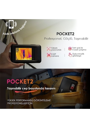 Hikmicro Pocket2 256x192 Termal Kamera