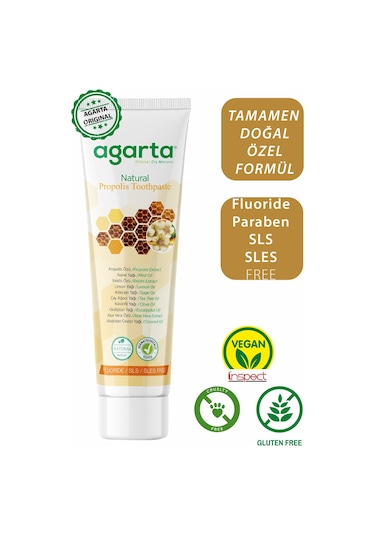 Agarta Doğal Propolis Özlü Diş Macunu 2 x 100 ML