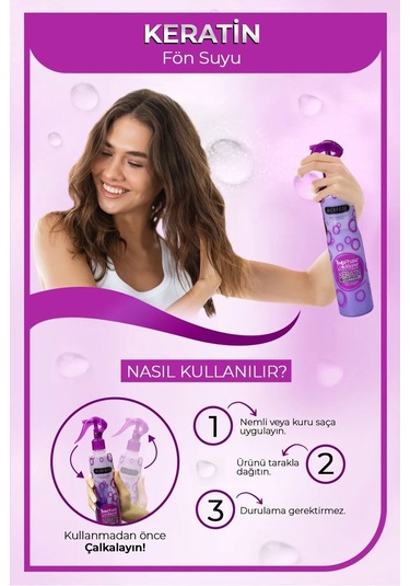 Keratin Çift Fazlı Kondisyoner Fön Suyu 400 Ml - Mrfs