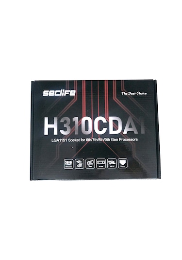 Seclife H310CDA1 Intel H310 2133 MT/s DDR4 Soket LGA 1151 mATX Anakart