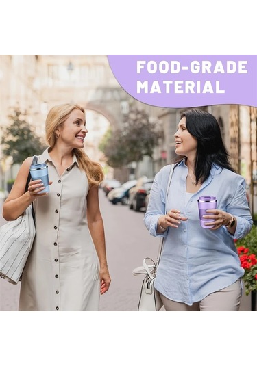 Willowhaven Light Purple 510ml Termos Kahve Termosu Sızdırmaz Taşınabilir Açık Mor