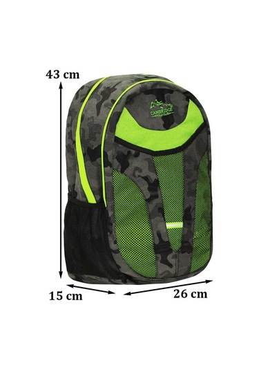 Cambridge Polo Club Kadın Sırt Çantası Yandan Cepli-Haki