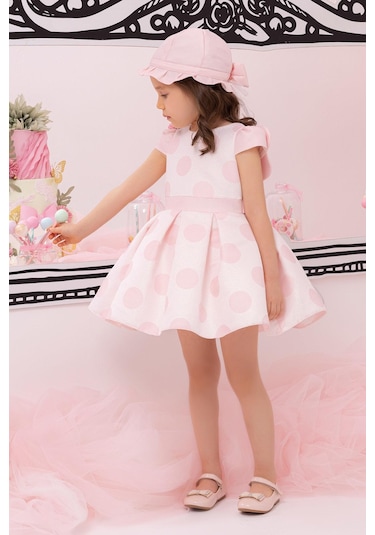 Pamina Kids Pamina Kız Bebek Elbise 34233pr Pembe