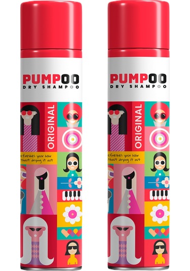 Pumpoo Kuru Şampuan 2 x 200 ML