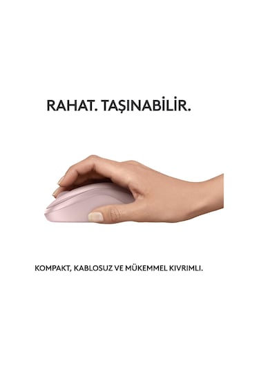 Logitech M240 Sessiz Kompakt Bluetooth Kablosuz Optik Mouse