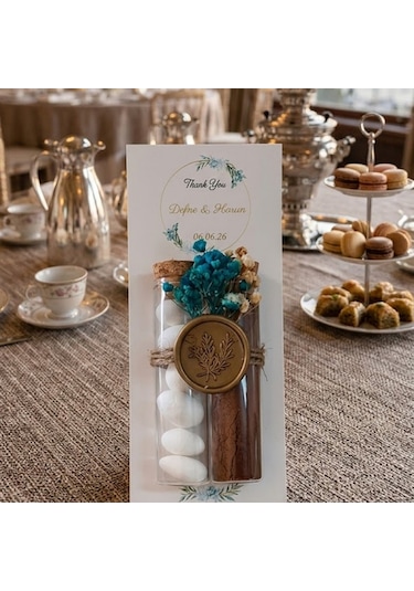 20 Adet Kahve &amp Şeker Şişede Mühürlü Söz Nişan Nikah Kına Hed