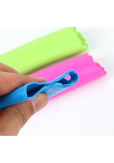 Dancemonkey 5 Adet Tüp Şekilli Güçlü Yeniden Kullanılabilir Sarımsak Soyucu Çok Renkli