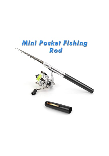 Neevoyu 39cm Cep Balık Olta Seti - Paslanmaz Çelik, Otomatik Sarımlı, Tatlı Ve Tuzlu Su İçin
