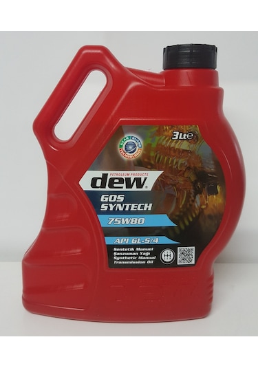 Dew Gos Syntech 75W-80 GL-5 Şanzıman Yağı 3 L