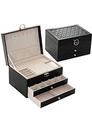 Mk24 Premium Mücevher Takı Kutusu -bilezik Yüzük Kolye Altın Kutu