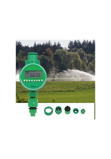Springsun Akıllı Sulama Kontrolörü, Akü İle Çalışır, Lcd Ekranlı, Su Arıtma Zamanlayıcı, 1/2" Ve 3/4" Musluk Uyumlu, Kolay Kurulum