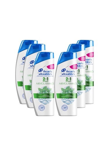 Head & Shoulders 2 in 1 Mentol Ferahlığı Şampuan 6 x 400 ML