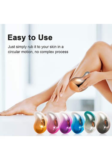 Samdoo Bayanlar İçin Tüm Vücut Ağrısız Tüy Alma Cihazı - Nanoteknoloji Mat Cam Tüy Kesici Parlak Mavi Çok Renkli