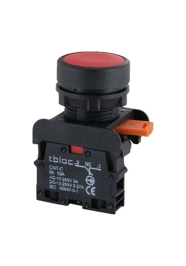 Tbloc Psr-1c Kırmızı Yaylı Stop Buton