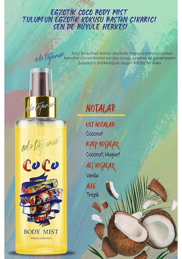 Eda Taşpınar Coco Body Mist Vücut Spreyi 200 ML