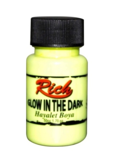 Karanlıkta Parlayan Hayalet Boya Glow In The Dark 3014 Sarı 50 Cc Sarı