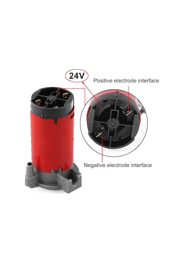 24v Taşınabilir Araba Havalı Korna Hava Kompresörü