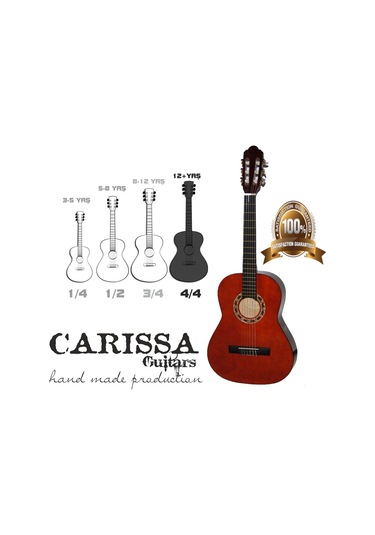 Carissa Cg-200 Sce Nat İnce Kasa Elektro Klasik Gitar
