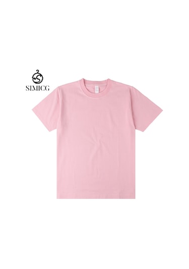 Yeni Japon Ağır Pamuklu Kısa Kollu Şeftali Pembesi Şeftali Pembesi