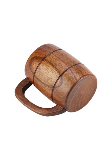 Ximistore9 Sağlıklı Ahşap Bira Bardak, El Tutmasıyla Konforlu Tutuş, Çok Amaçlı Kullanım İçin Dayanıklı Tasarım