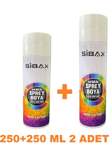 Sibax Sprey Mat Vernik 250 Ml 2 Adet Gönderili