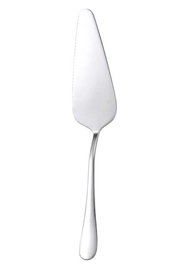1010 Paslanmaz Çelik Silver Gri Pasta Spatula Seti Sunum Cin748by