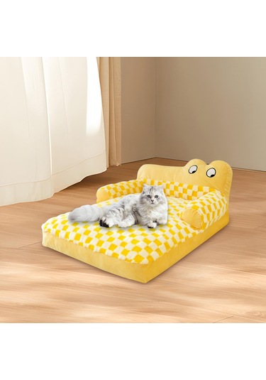 Suntek Aşınmaya Dayanıklı Yıkanabilir Pet Kedi Yatak Peluş