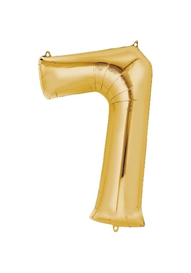 Showparty Folyo Balon 7 Rakam 100 Cm - Altın