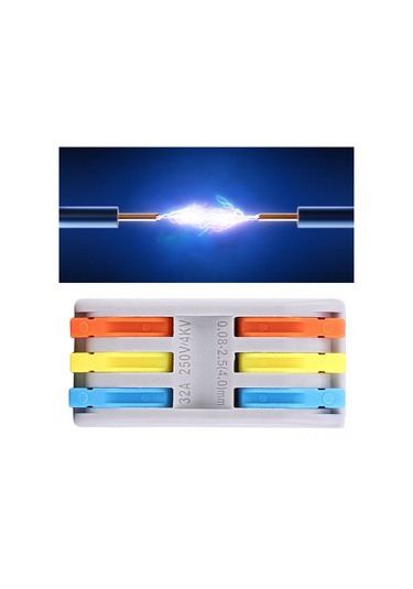 Hombey 20 Adet 11-28awg Pct-2-3 Bakır Tabanlı Alev Dayanıklı Nylon Kablolu Bağlayıcı Terminal Bloku, 32a 250v, Ev Elektrik, Motor, Aydınlatma Uygulamaları İçin