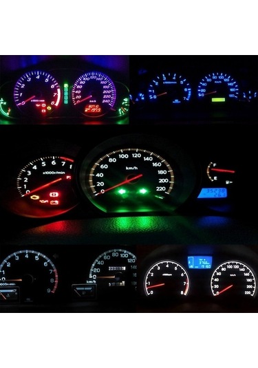 Didadodo 0.5w T3 Panel Lambası Led Işık, Buz Mavisi, 10 Adet Buz Mavisi Işık